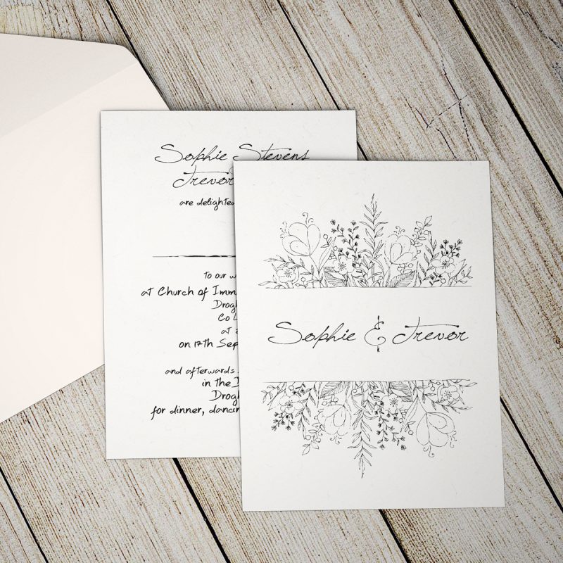 Harvest Bouquet wedding stationery collection