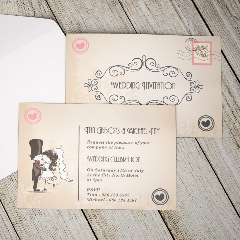 Sealed with a Kiss wedding stationery collection