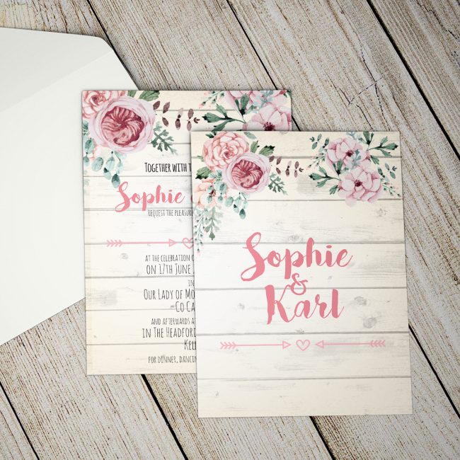 Summer Blossom wedding stationery collection