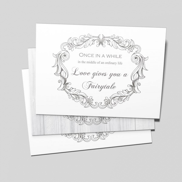 wedding favour cards