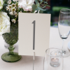 wedding table numbers