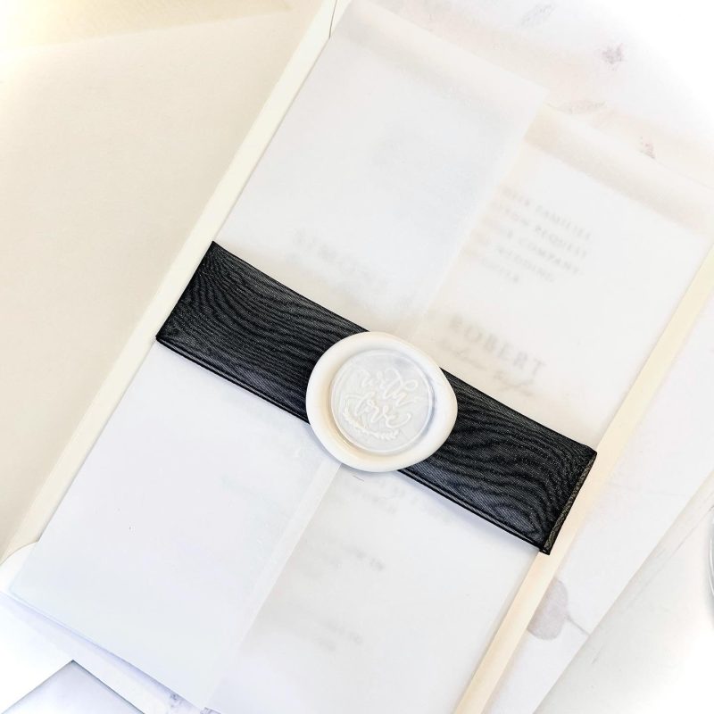 plain vellum for wedding invitation