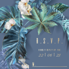 Hawaiian Dream blue leaf wedding invitations