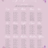 Blossom Chic table plan