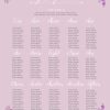 Blossom Chic table plan