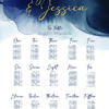 Luminescence table plan