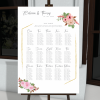 Sumer bouquet table plan