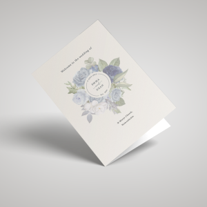 Pastel Blue Bouquet massbook cover