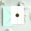 Venetian blue&gold invitation with rsvp&details vellum sleeve