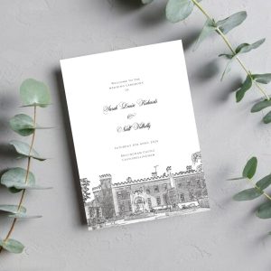 Venue-illustration-wedding-ceremony-booklet