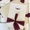 burgundy wedding invitation