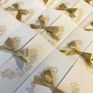 gold-floral-gatefold-wedding invitation