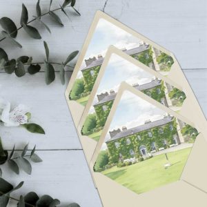 watercolour-venue-envelope-liner-ballymaloe