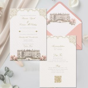 watercolour-venue-illustration-fleur-de-lis-pink-flowers