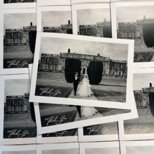 A5 wedding thank you cards