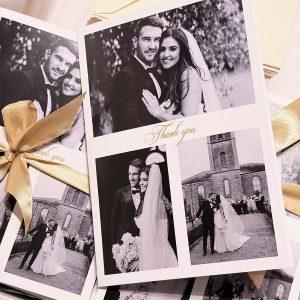 collage thank you card