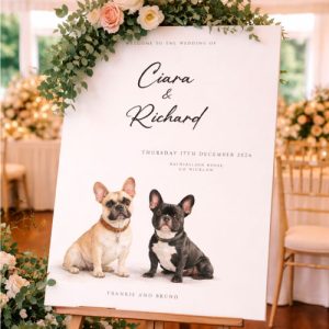 pet-dog-portrait- welcome-sign